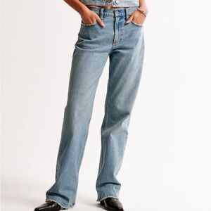Abercrombie & Fitch Light Blue Straight Leg Jeans